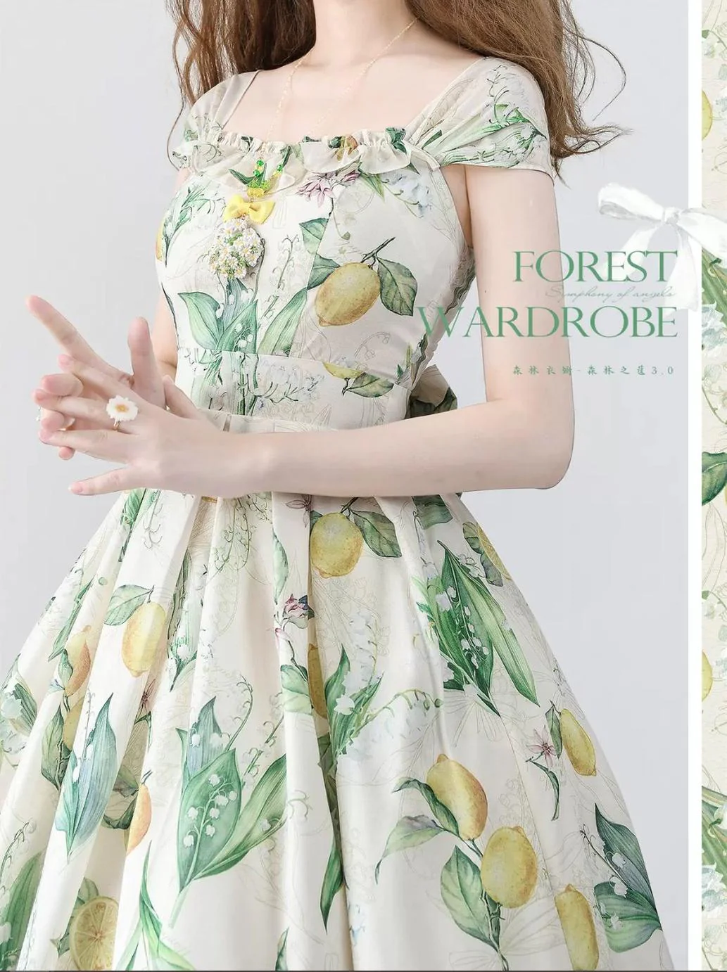 Forest Basket 3.0 - Vintage Lolita JSK Dress for Summer - Image 13
