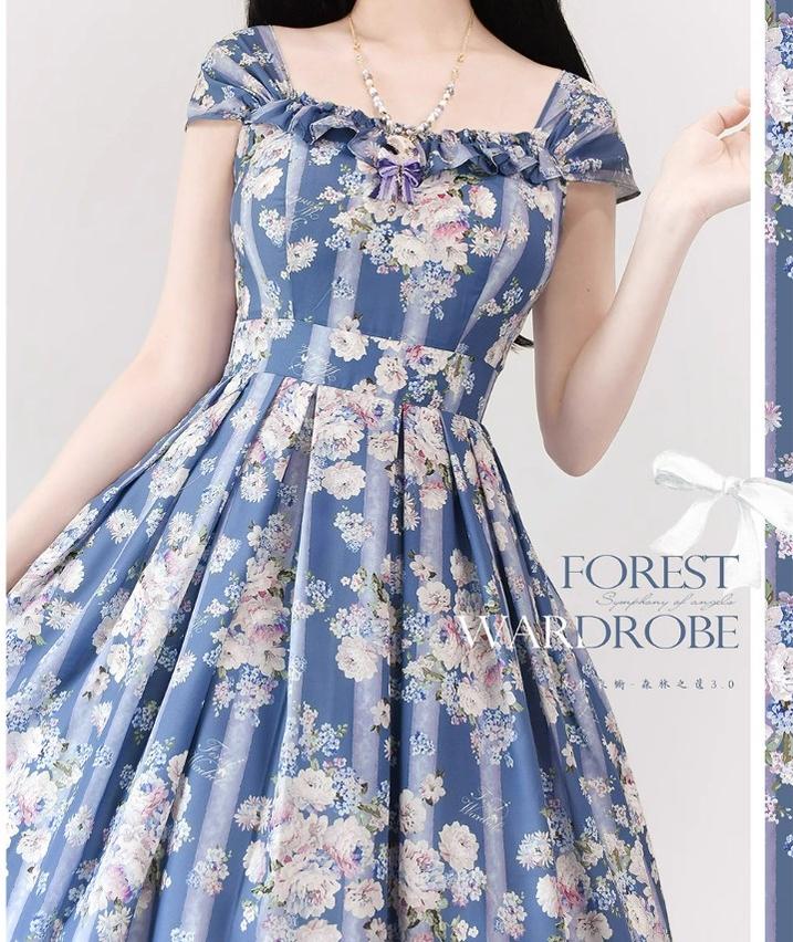 Forest Basket 3.0 - Vintage Lolita JSK Dress for Summer - Image 18