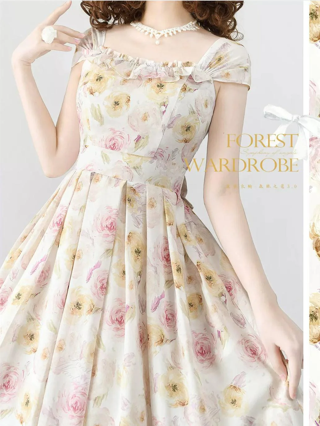 Forest Basket 3.0 - Vintage Lolita JSK Dress for Summer - Image 20