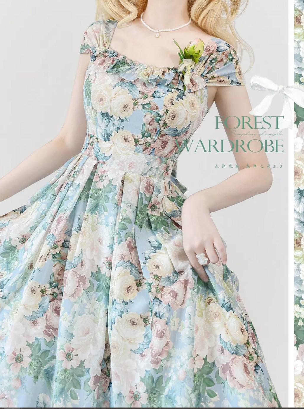 Forest Basket 3.0 - Vintage Lolita JSK Dress for Summer - Image 26