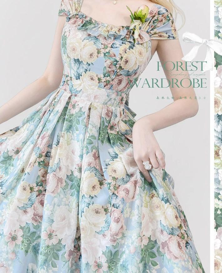 Forest Basket 3.0 - Vintage Lolita JSK Dress for Summer - Image 27
