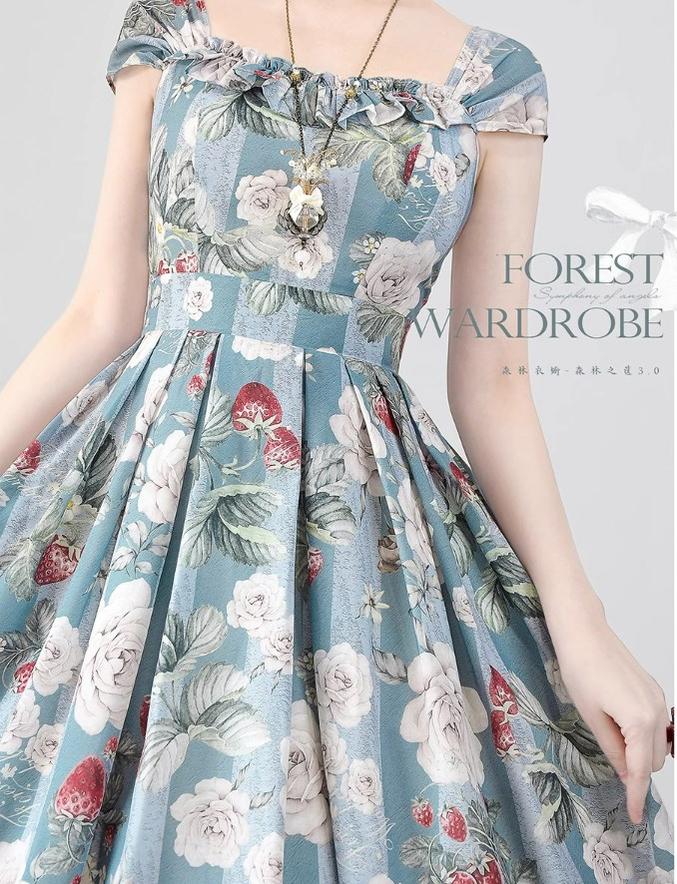 Forest Basket 3.0 - Vintage Lolita JSK Dress for Summer - Image 32