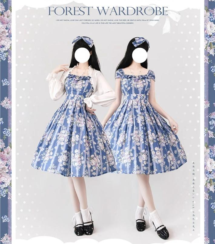 Forest Basket 3.0 - Vintage Lolita JSK Dress for Summer - Image 45