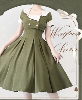Waipowa Summer - Elegant and Vintage Lolita Dress - Image 12