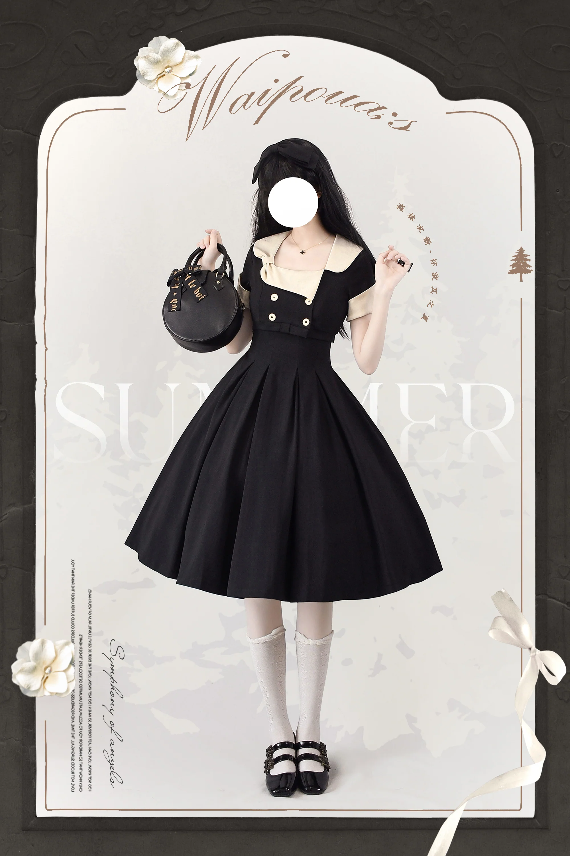 Waipowa Summer - Elegant and Vintage Lolita Dress - Image 8