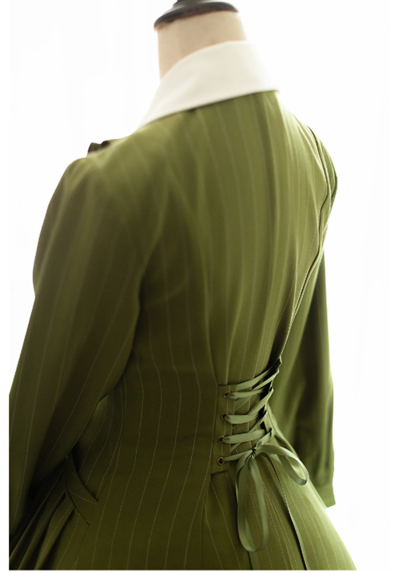Winter Lolita Classic Front Open Stripe OP - Image 31
