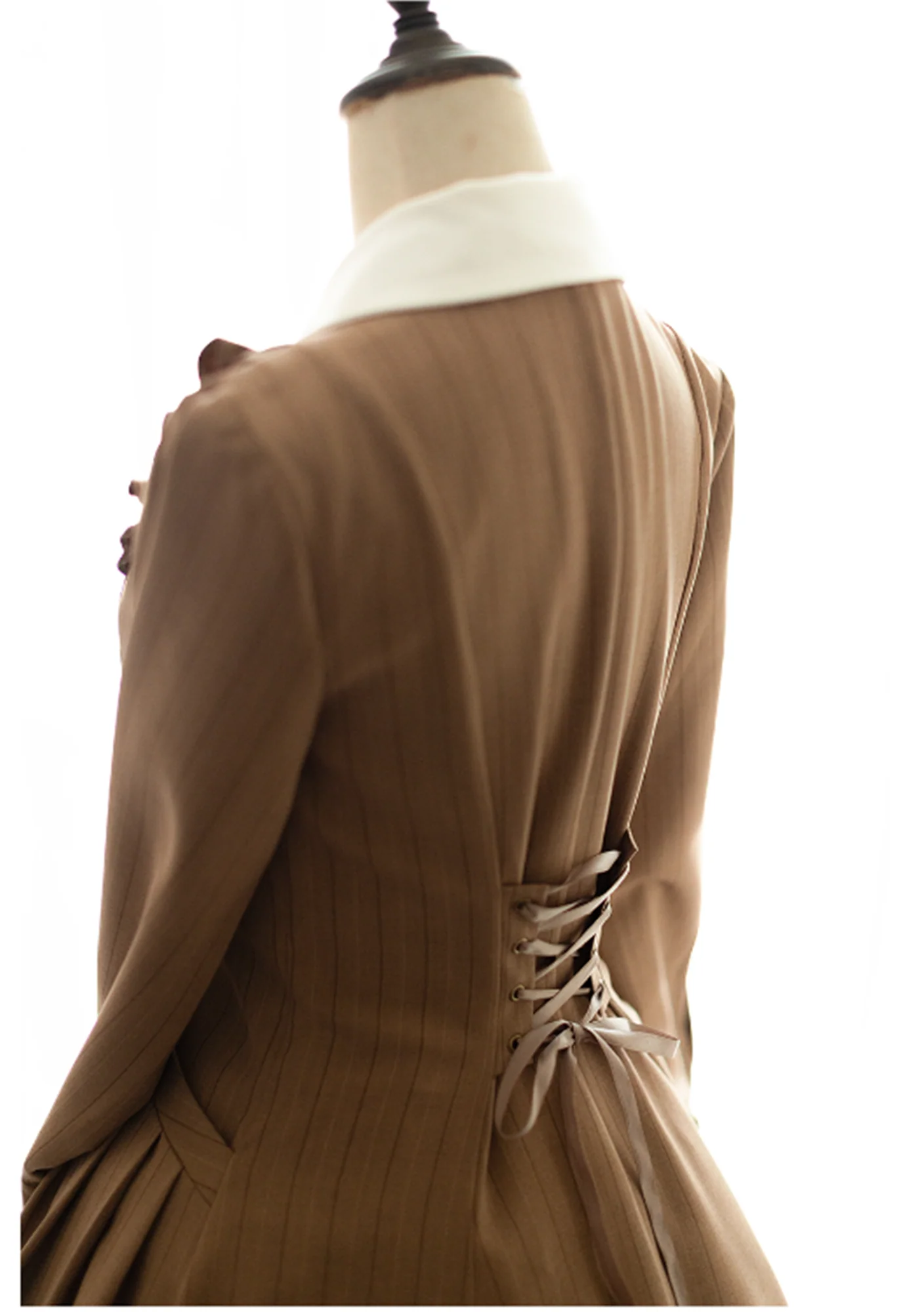 Winter Lolita Classic Front Open Stripe OP - Image 37