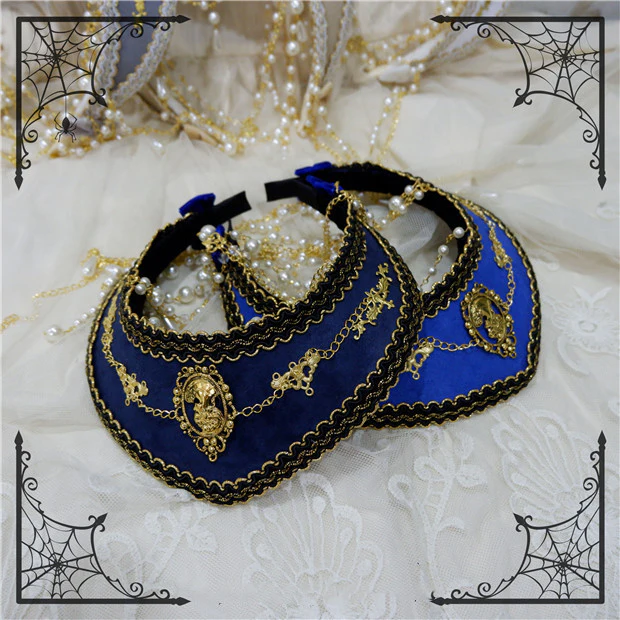 Foxcherry - Retro Lolita Gorgeous Bead Chain Headdress Multicolors - Image 23