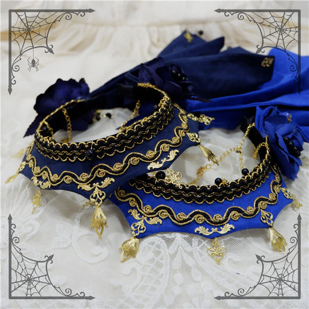 Foxcherry-Palace Retro Gorgeous Lolita headdress Multicolors - Image 3