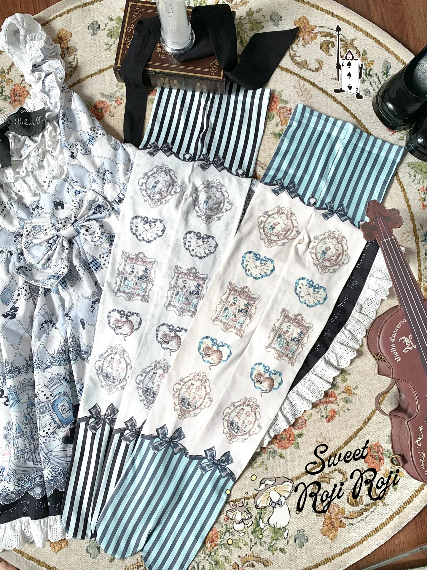 Roji Roji - Frame Printed Lolita Pantyhose - Image 6