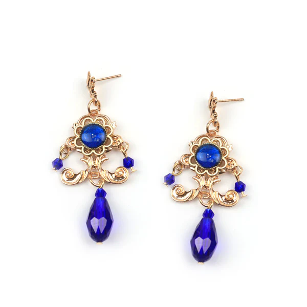 French Lolita Baroque Vintage Pearl Earrings - Image 5