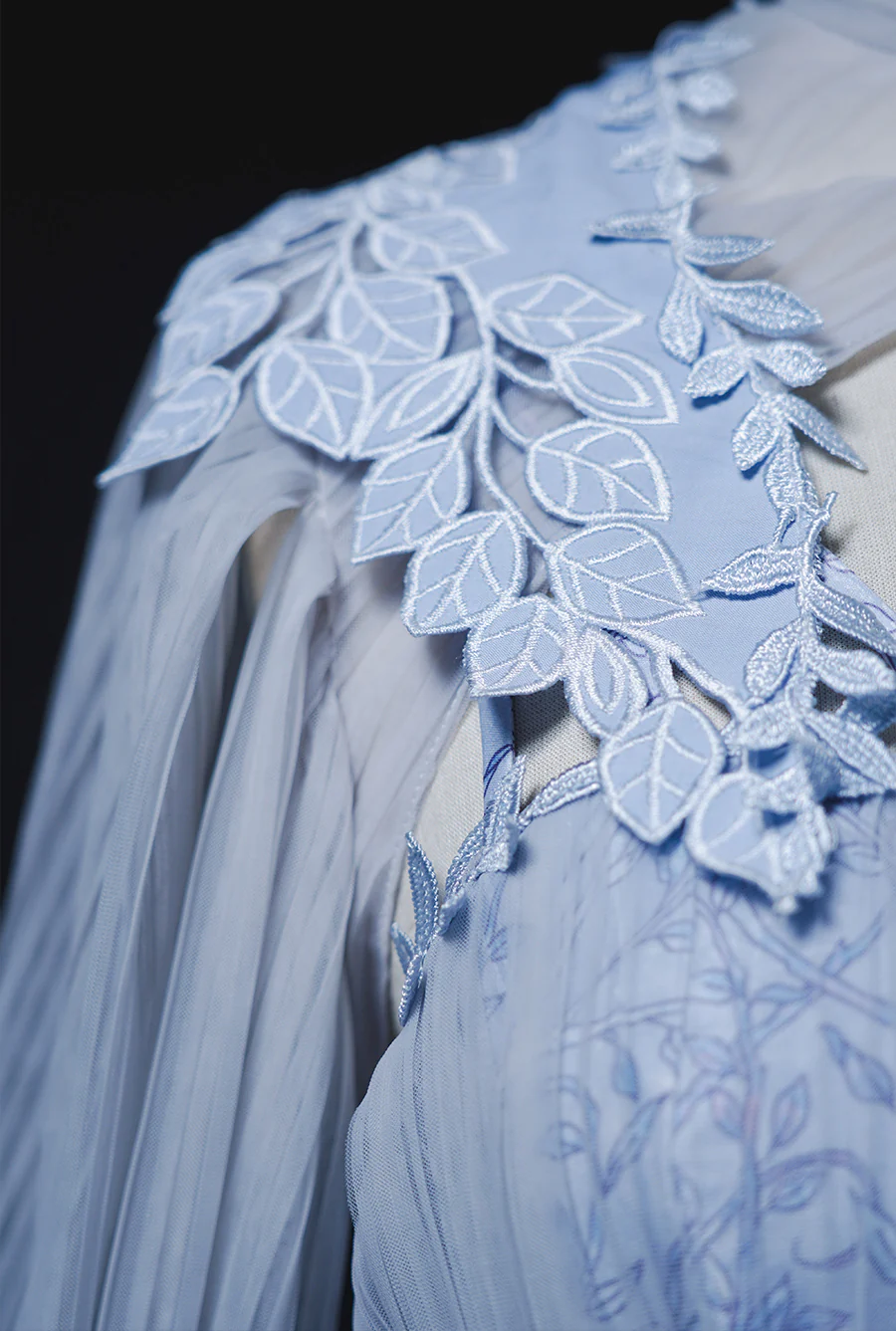 Dense Forest Corridor - Elegant Lolita Blouse and Cape - Image 8