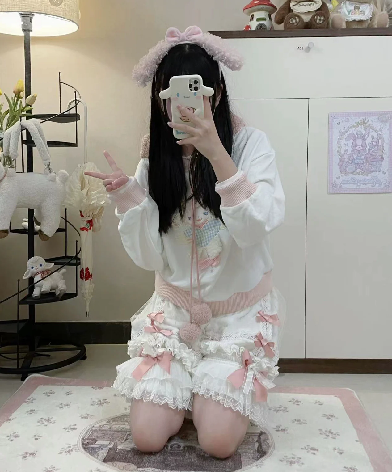 Gorgeous Lolita Bloomers in Coral Fleece & Cotton Styles - Image 35