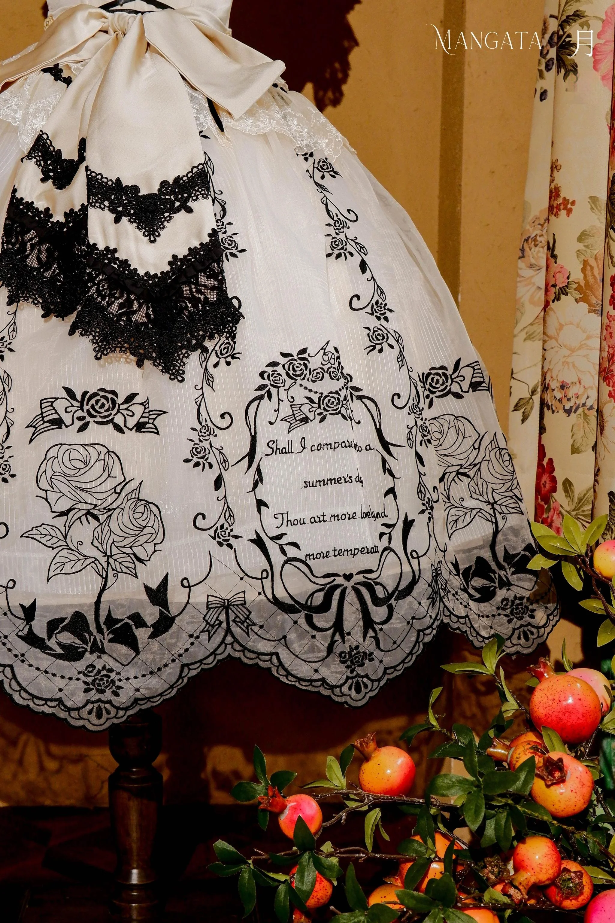 AuroraBorealis - Moonshadow - Gorgeous Wedding Lolita Dress Set Embroidered JSK SK and Bodice - Image 29