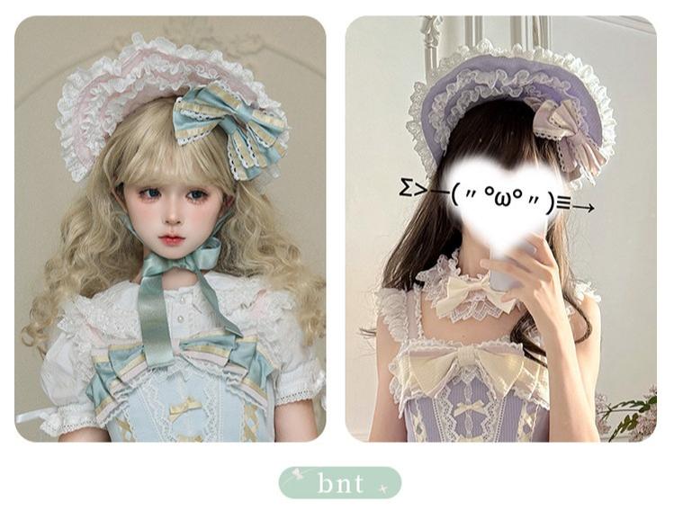 Dream Melody - Gorgeous Sweet Lolita JSK Dress, Lace & Bows - Image 35