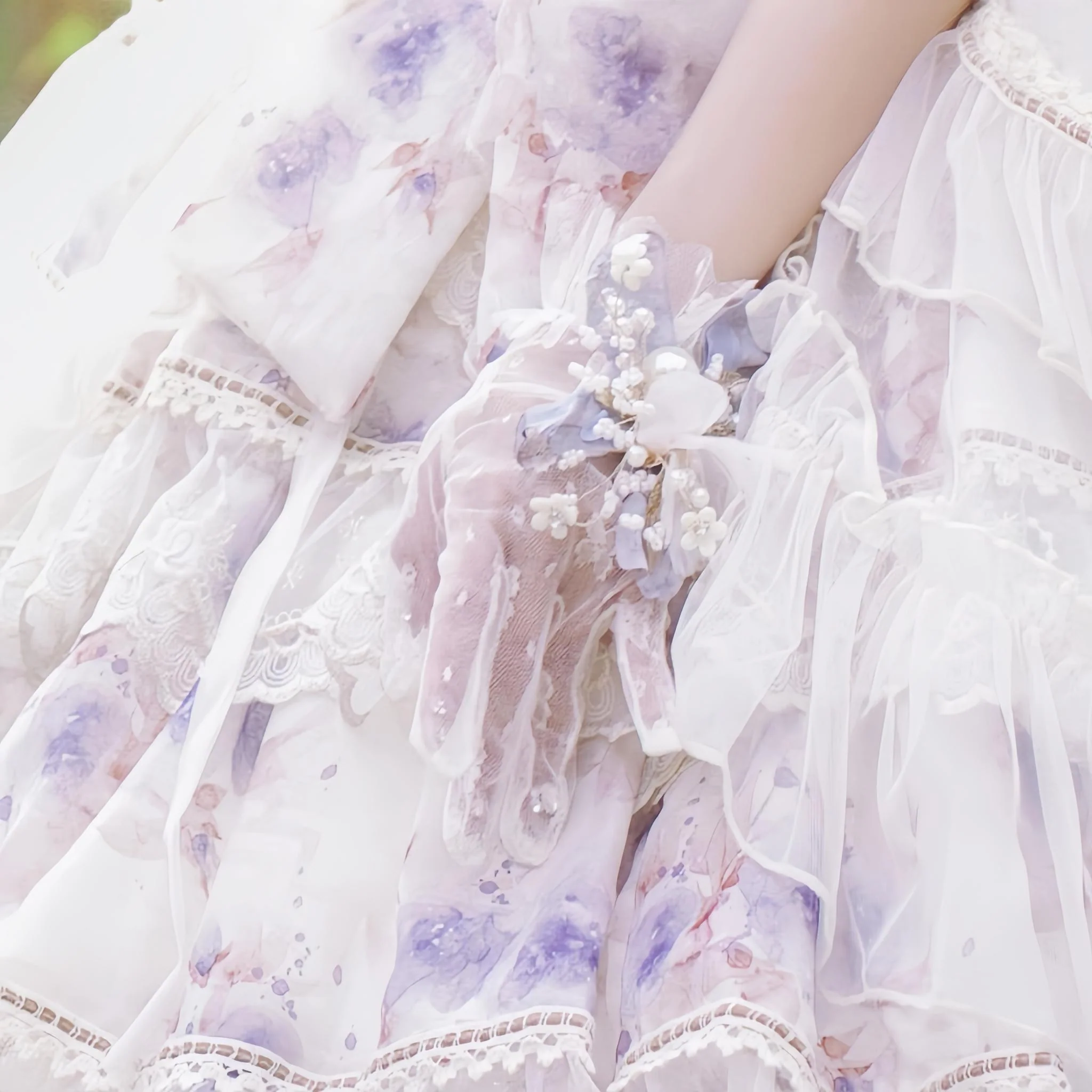 Rose Letter - Gorgeous Wedding Lolita BNT, Floral Accessories - Image 5