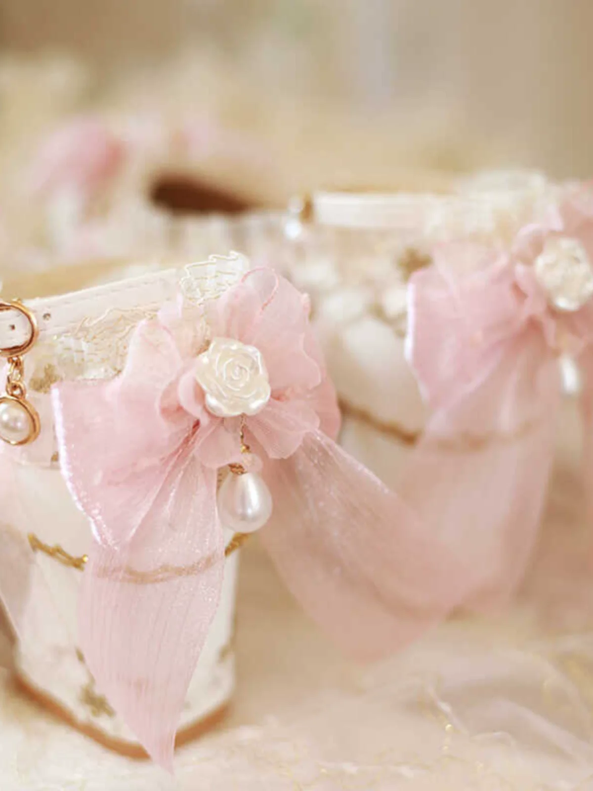 One Night - Gorgerous Bridal Lolita Shoes With 3 Heel Heights - Image 9