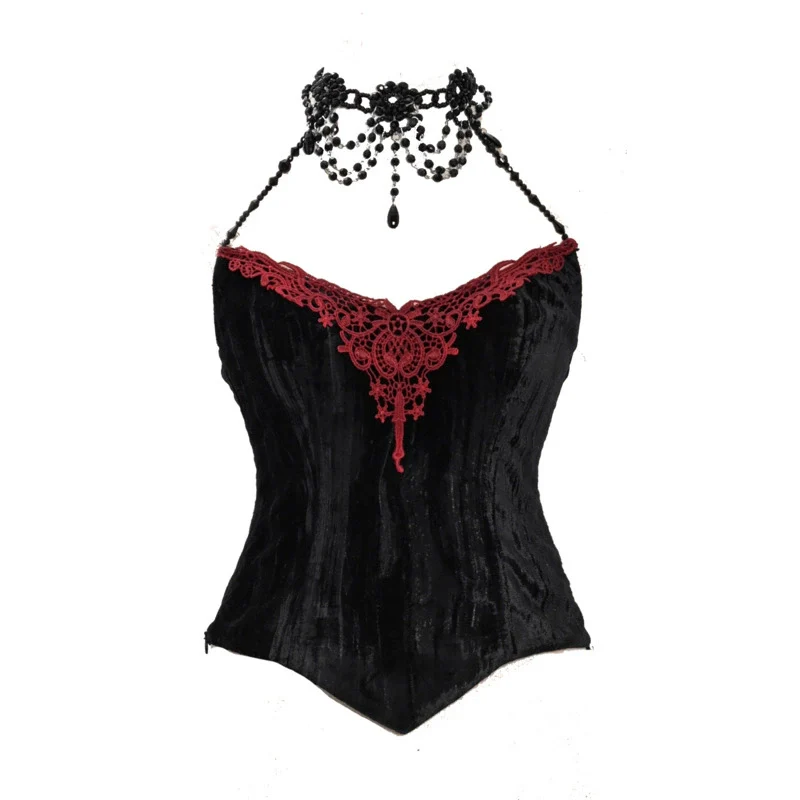 Blood Supply - Duchess - Velvet Gothic Lolita Dress, Corset & Skirt - Image 25