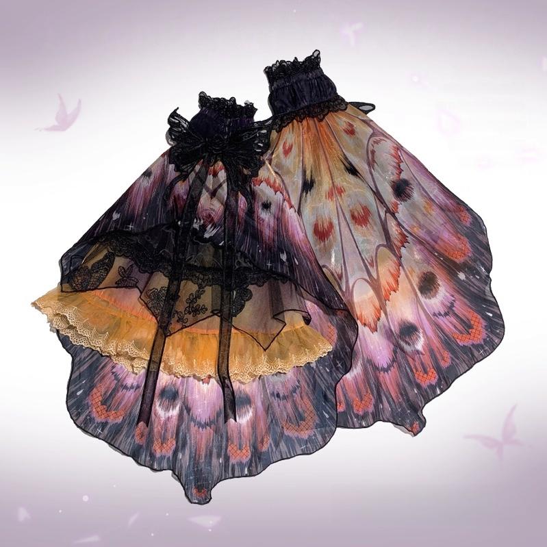 Urtto - Dead Leaf Butterfly - Gothic Lolita Accessories Set - Image 2