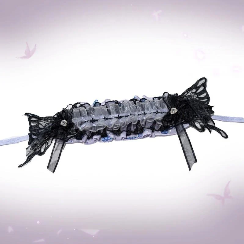 Urtto - Dead Leaf Butterfly - Gothic Lolita Accessories Set - Image 3
