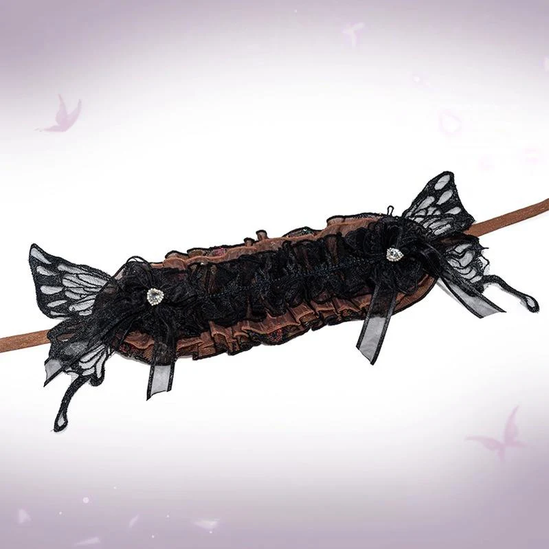 Urtto - Dead Leaf Butterfly - Gothic Lolita Accessories Set - Image 4