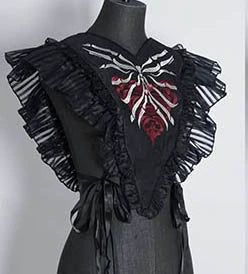 MMM - Gothic Lolita Accessory Red Bone Fake Collar - Image 2