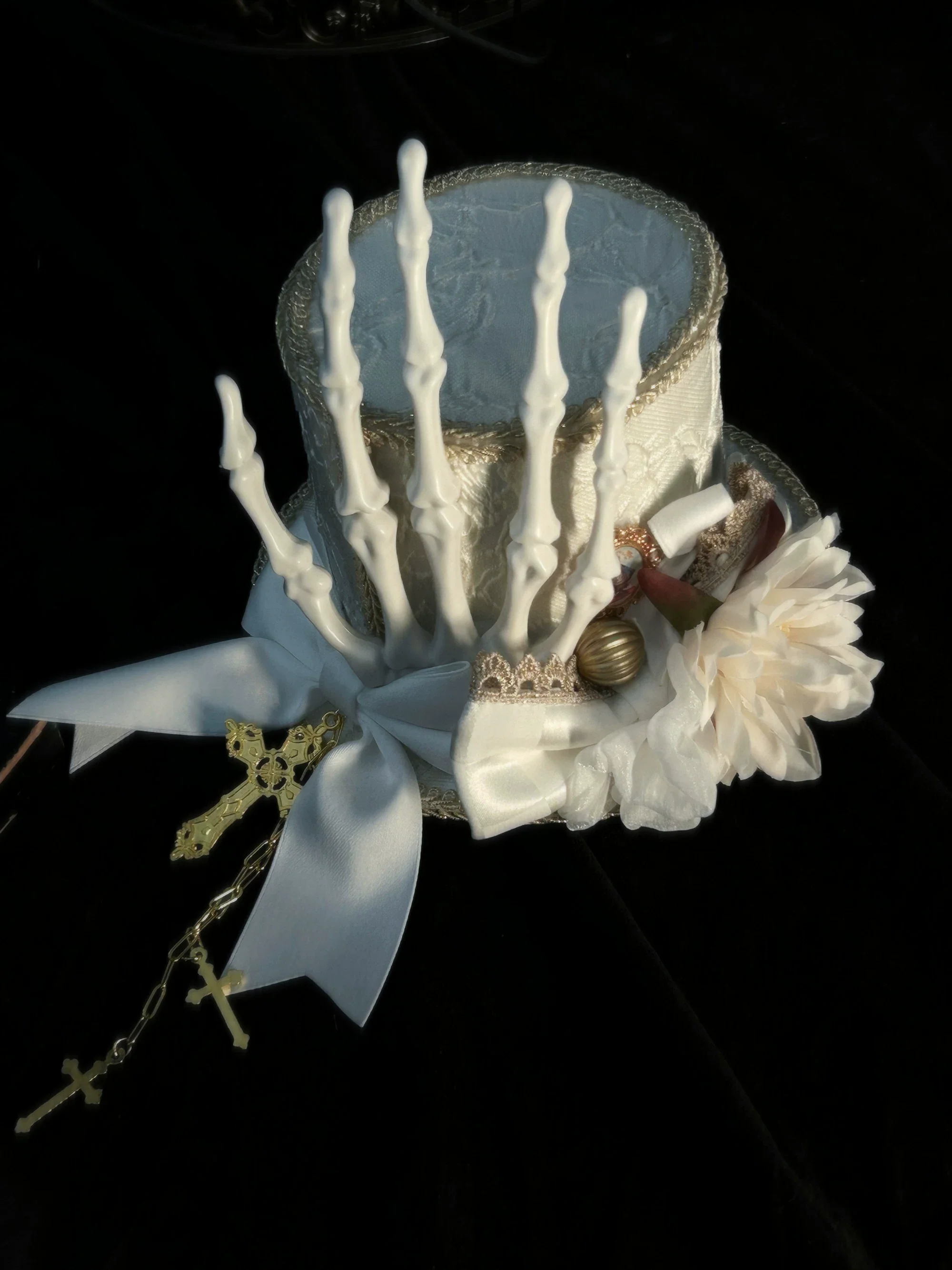 Genesis and Armageddon - Gothic Lolita Accessory, Skeleton Hand Decoration - Image 10