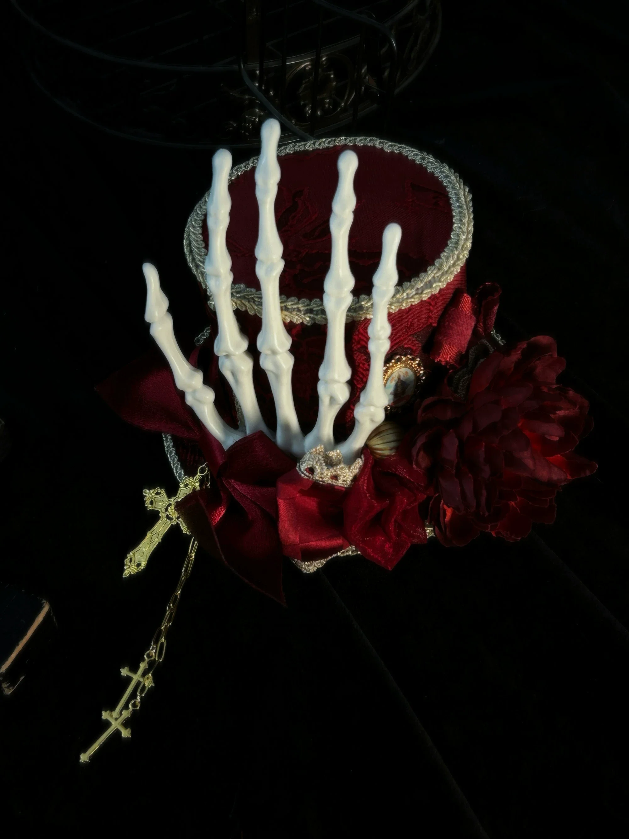 Genesis and Armageddon - Gothic Lolita Accessory, Skeleton Hand Decoration - Image 11