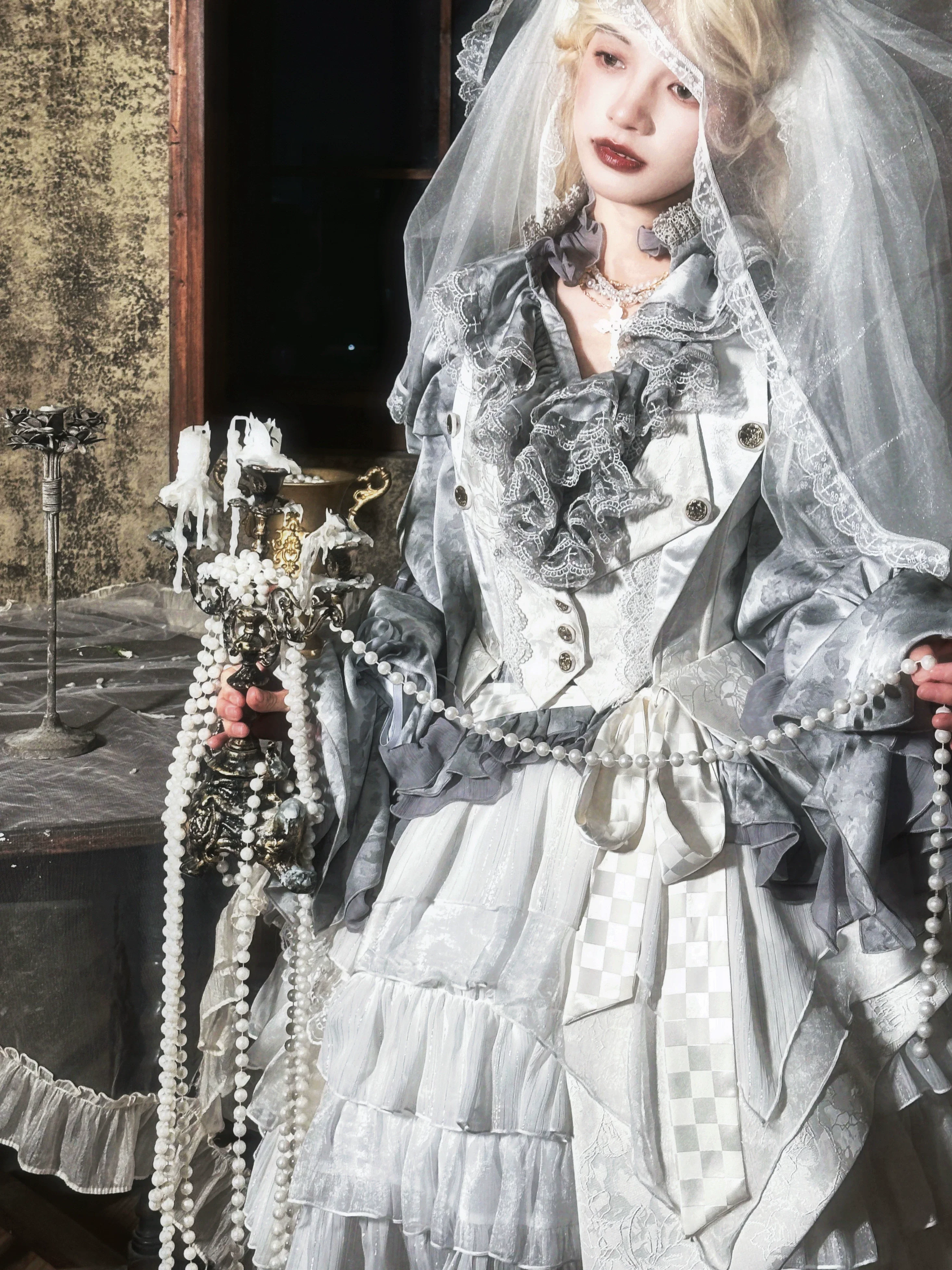 Genesis and Armageddon - Gothic Lolita Accessory, Skeleton Hand Decoration - Image 34