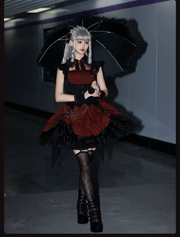 Alice Girl - Lolita Potion - Gothic Lolita Accessory Spider Web Lolita Waist Chain - Image 15