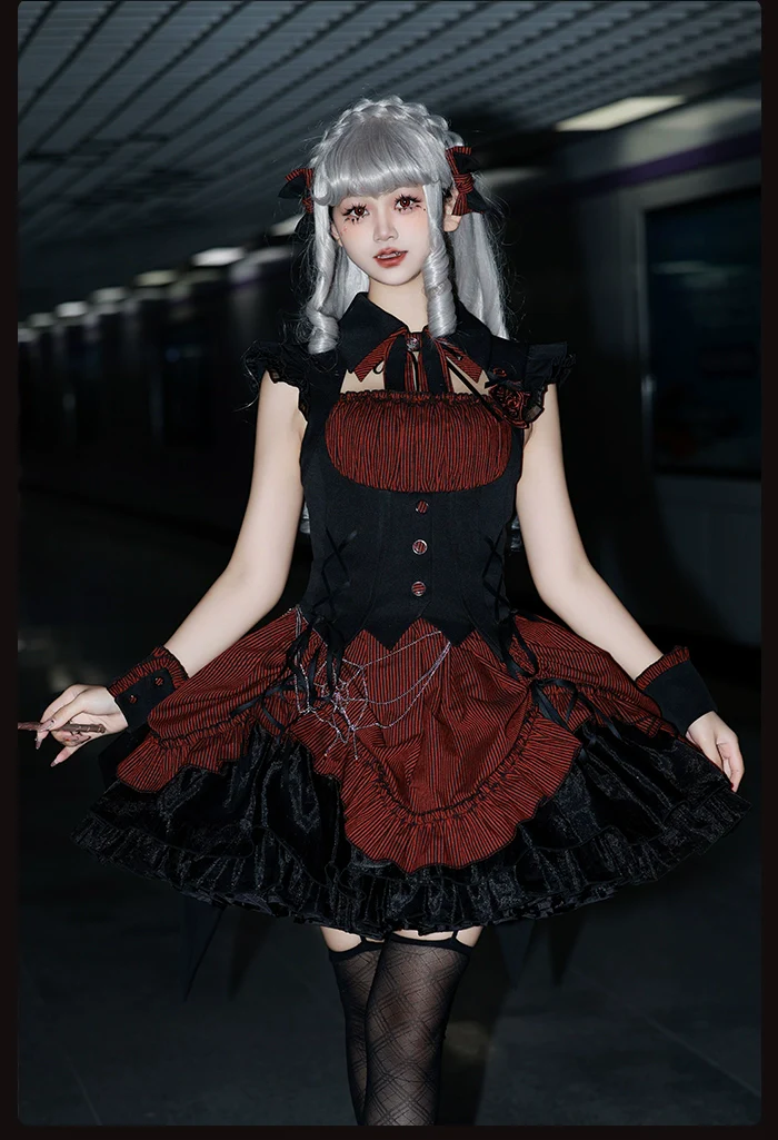 Alice Girl - Lolita Potion - Gothic Lolita Accessory Spider Web Lolita Waist Chain - Image 16