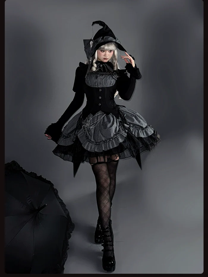 Alice Girl - Lolita Potion - Gothic Lolita Accessory Spider Web Lolita Waist Chain - Image 22