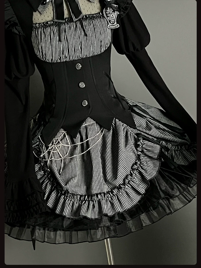 Alice Girl - Lolita Potion - Gothic Lolita Accessory Spider Web Lolita Waist Chain - Image 7