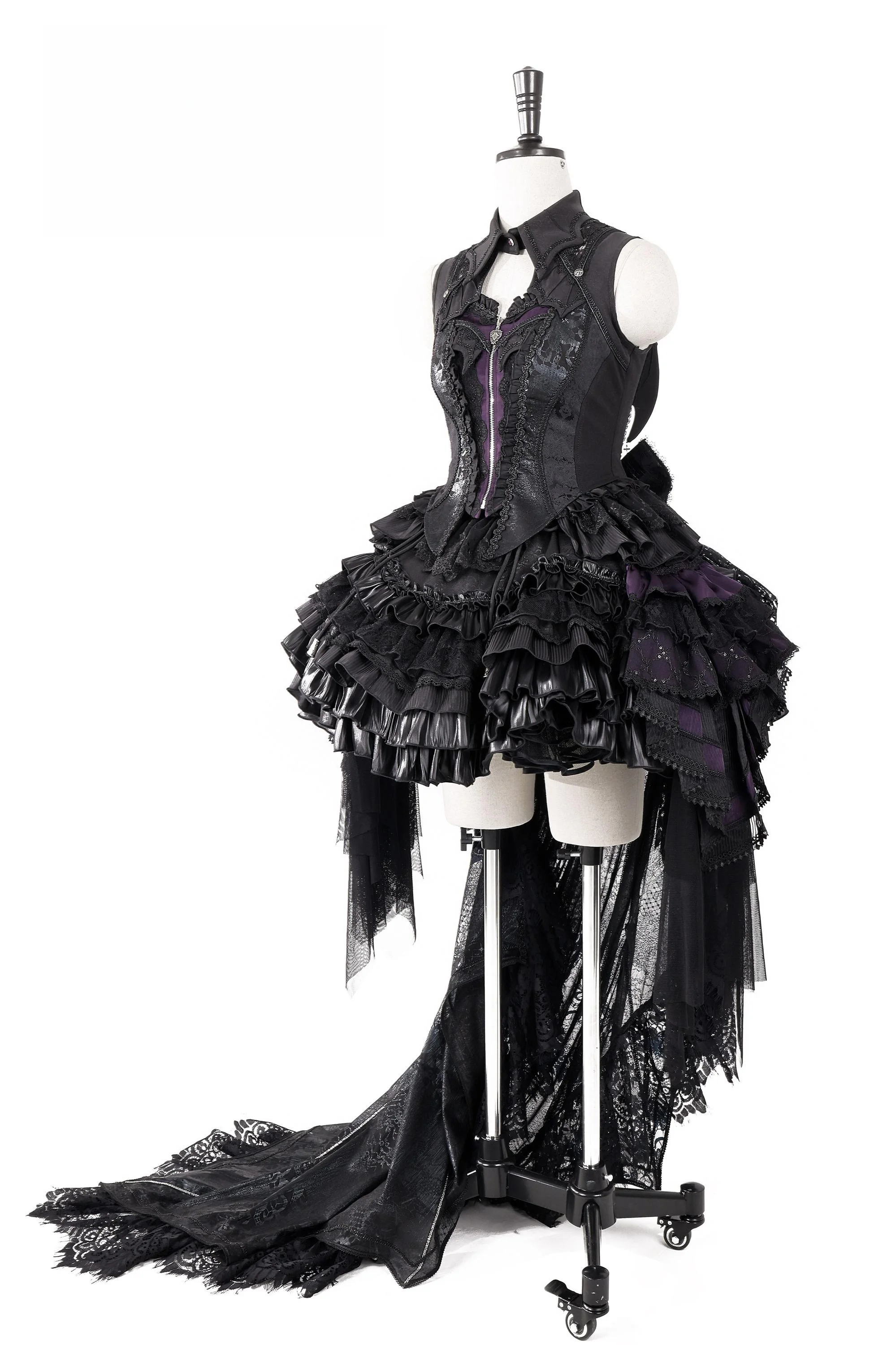Holic - Gothic Lolita Adjustable Length Trailing, Wide Brim BNT - Image 13