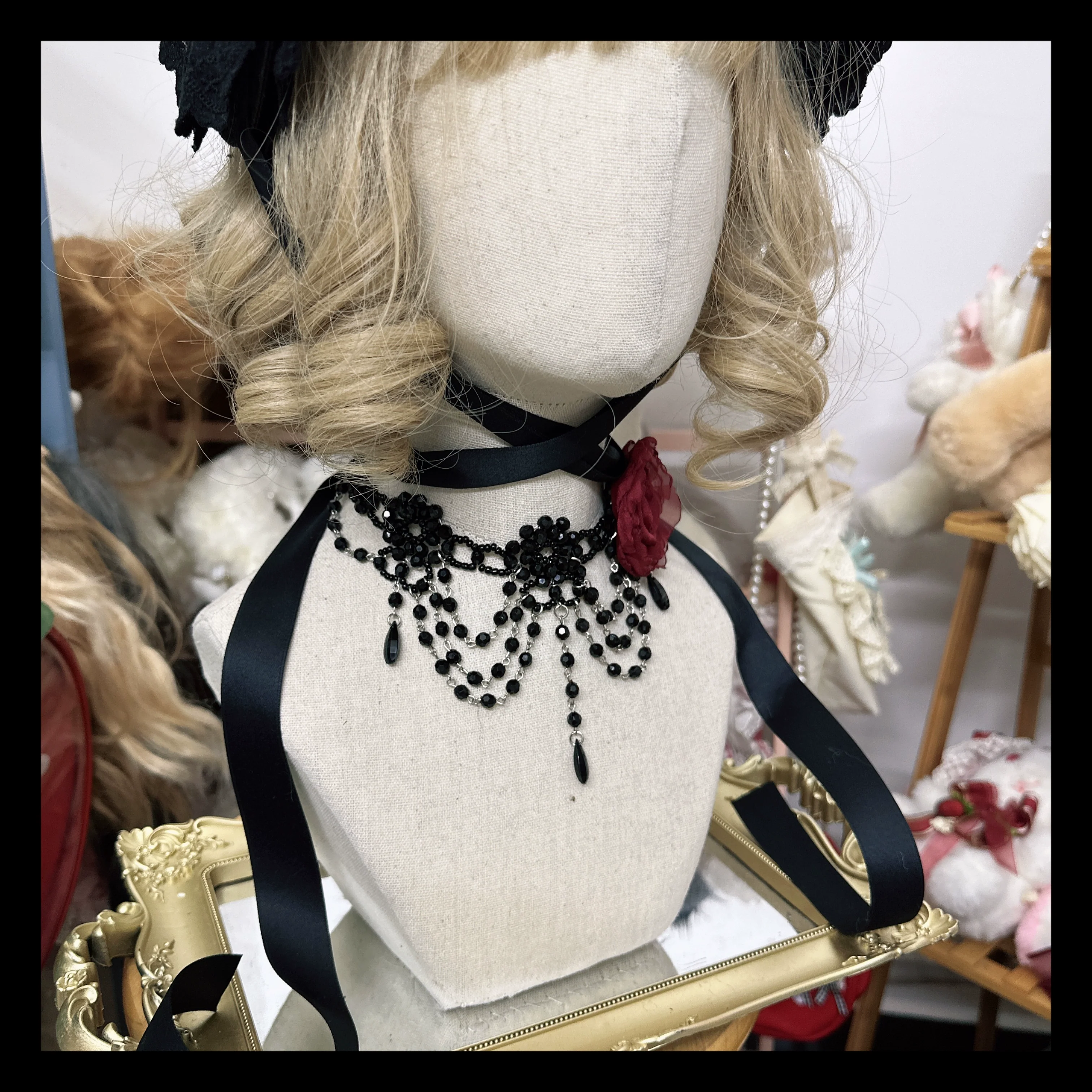 Gothic Lolita Bonnet Pure Cotton Hat - Image 22