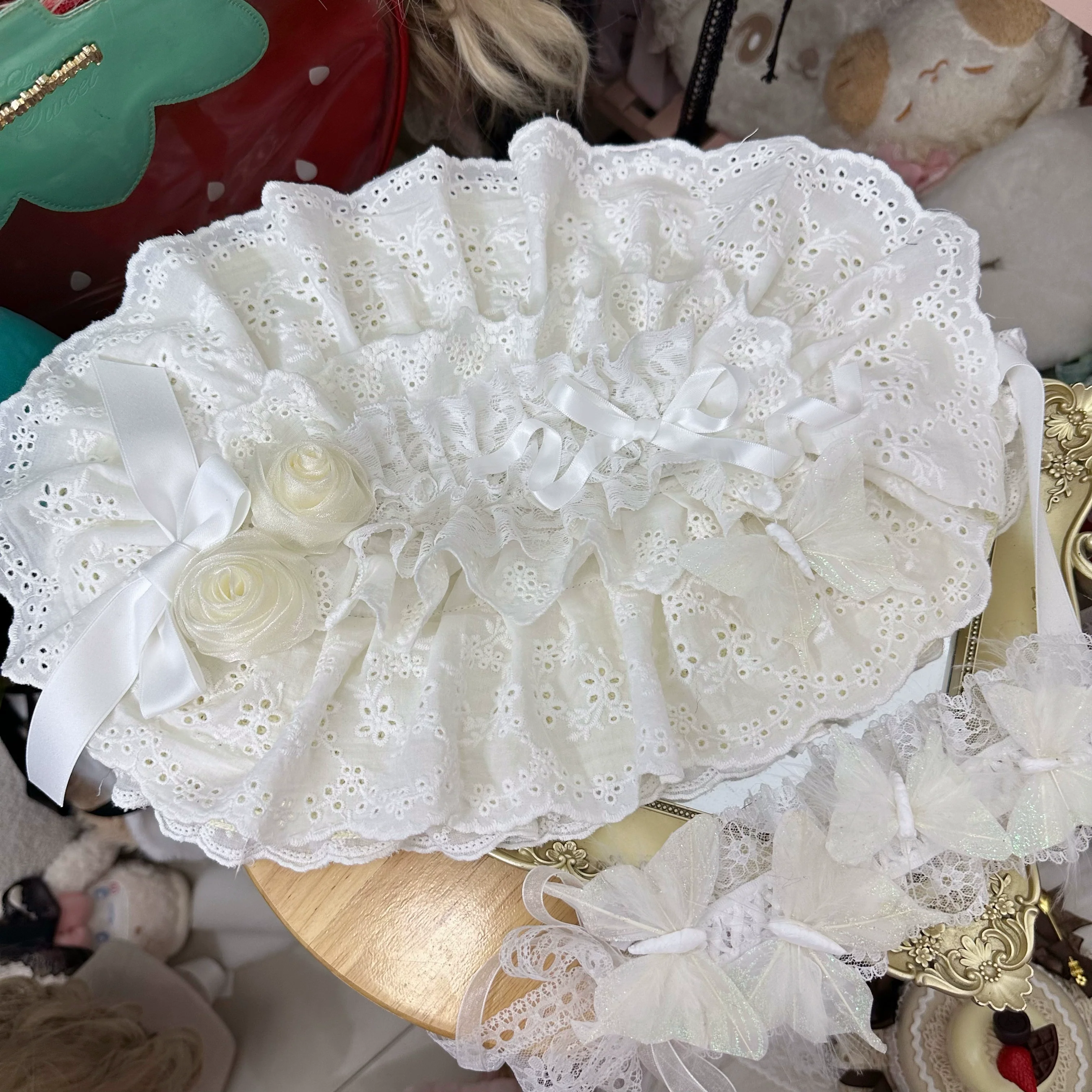 Gothic Lolita Bonnet Pure Cotton Hat - Image 34