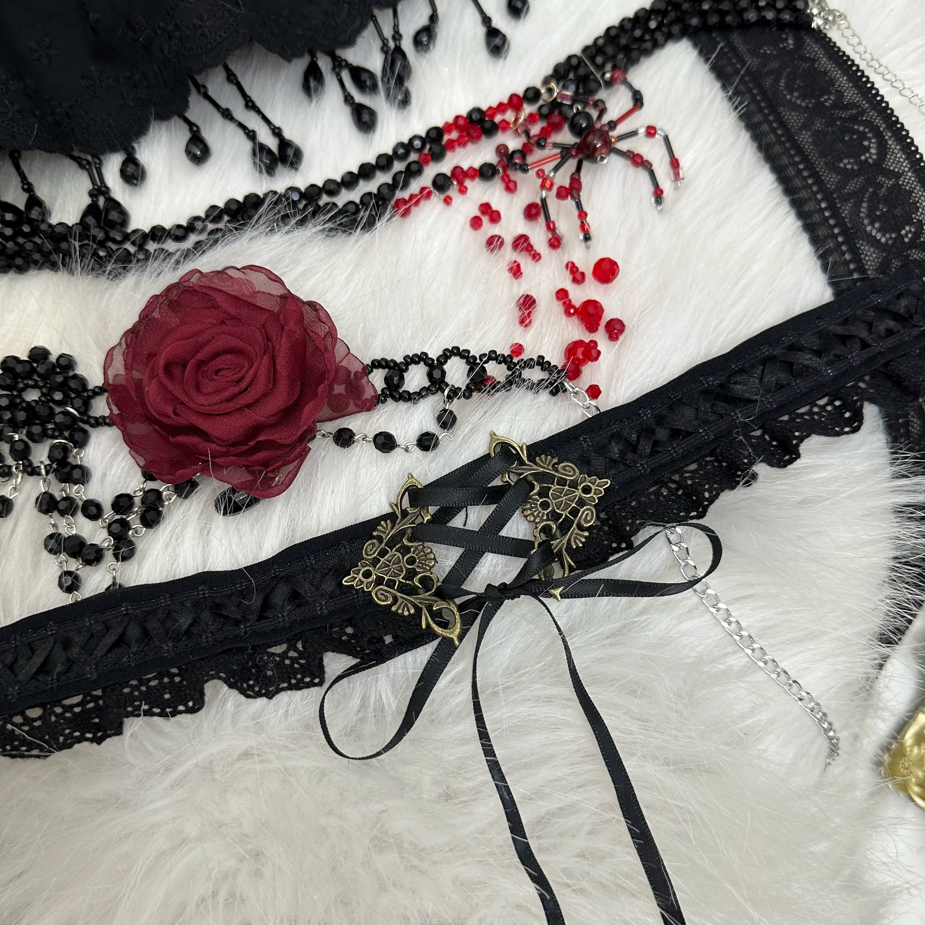 Gothic Lolita Bonnet Pure Cotton Hat - Image 37