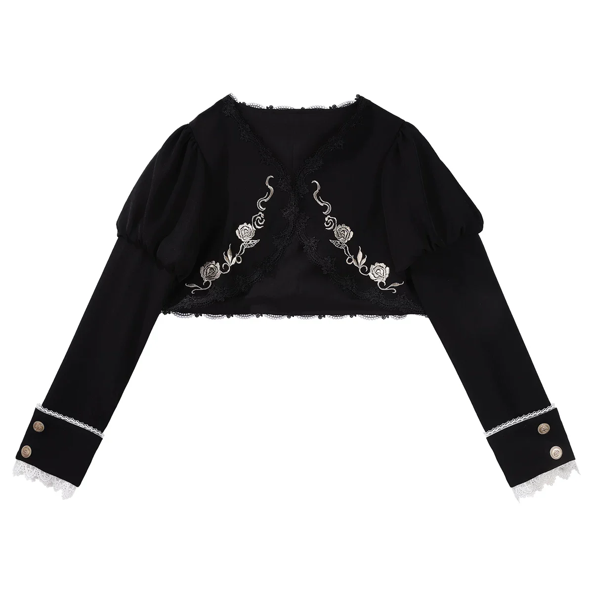 Violin Variations - Gothic Lolita Bust-supporting Dress Set, Violin Embroidery - Image 21