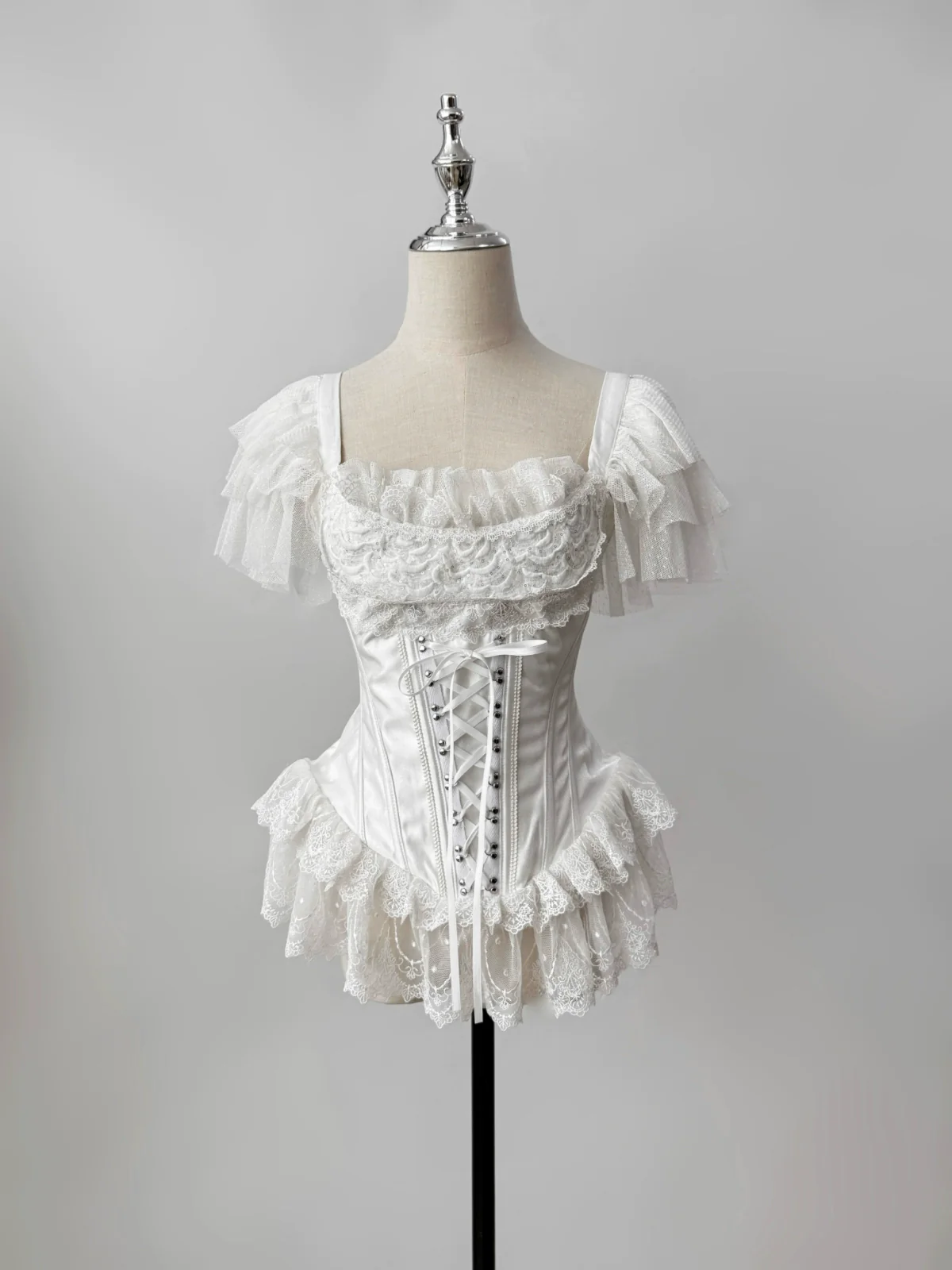Muppet Mind Ben - Demon Goat - Gothic Lolita Corset & Printed SK - Image 3
