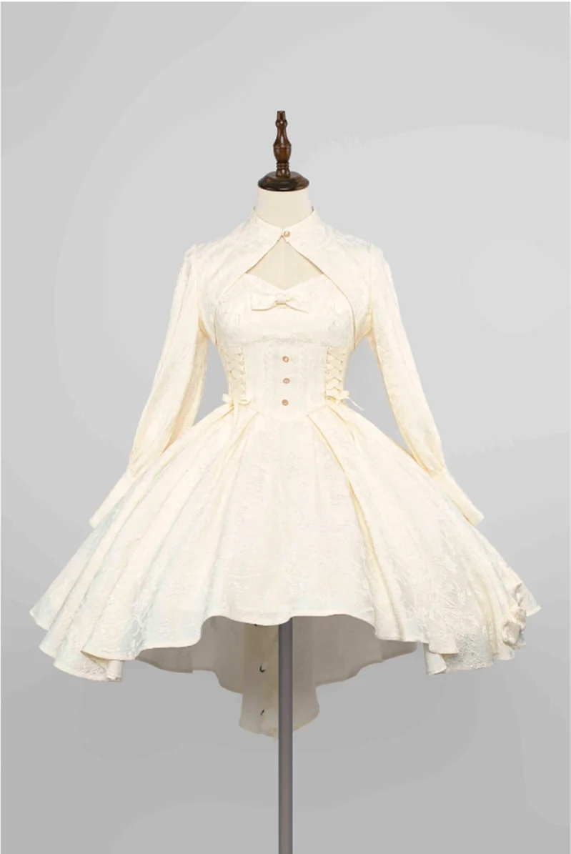 Strawberry Duck - Gothic Lolita Dress White Lolita JSK - Image 15