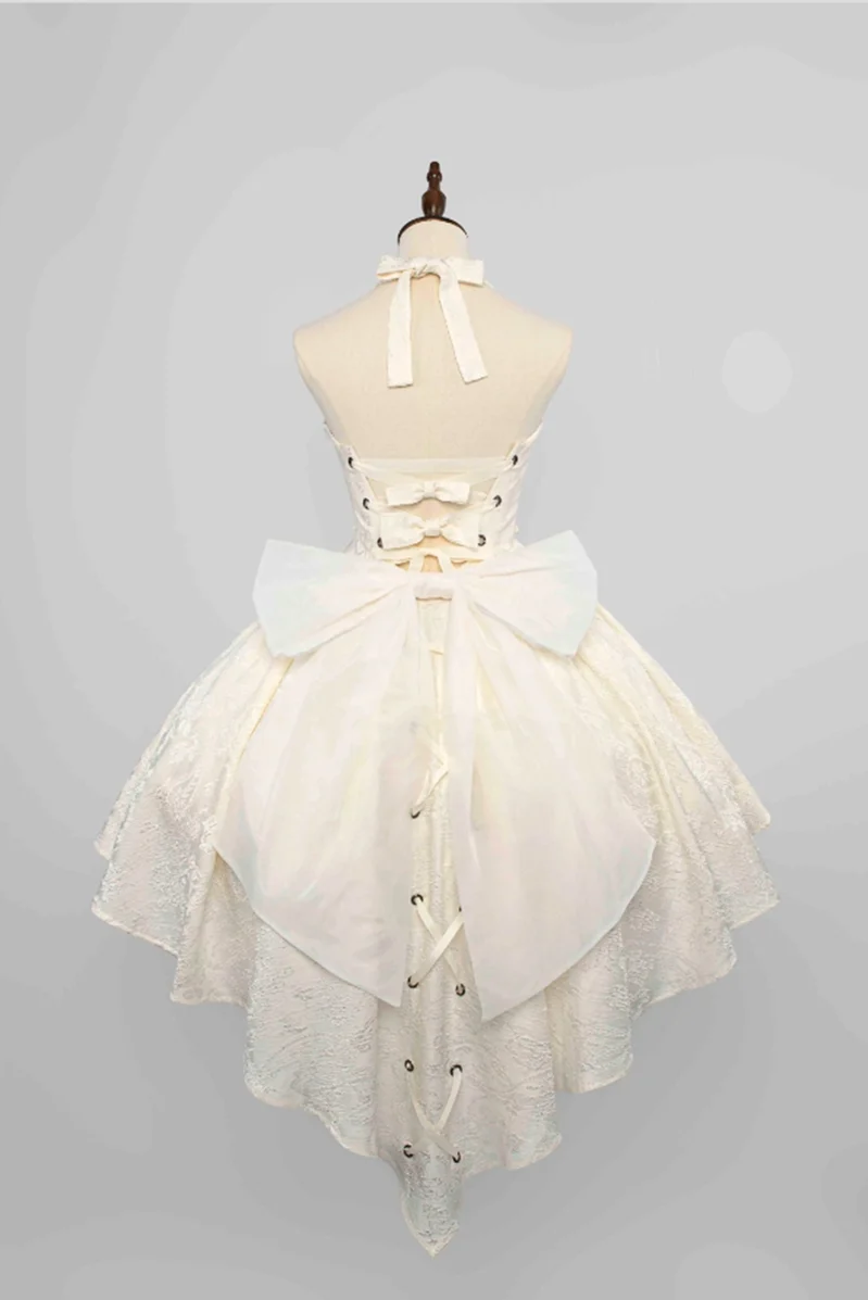 Strawberry Duck - Gothic Lolita Dress White Lolita JSK - Image 16