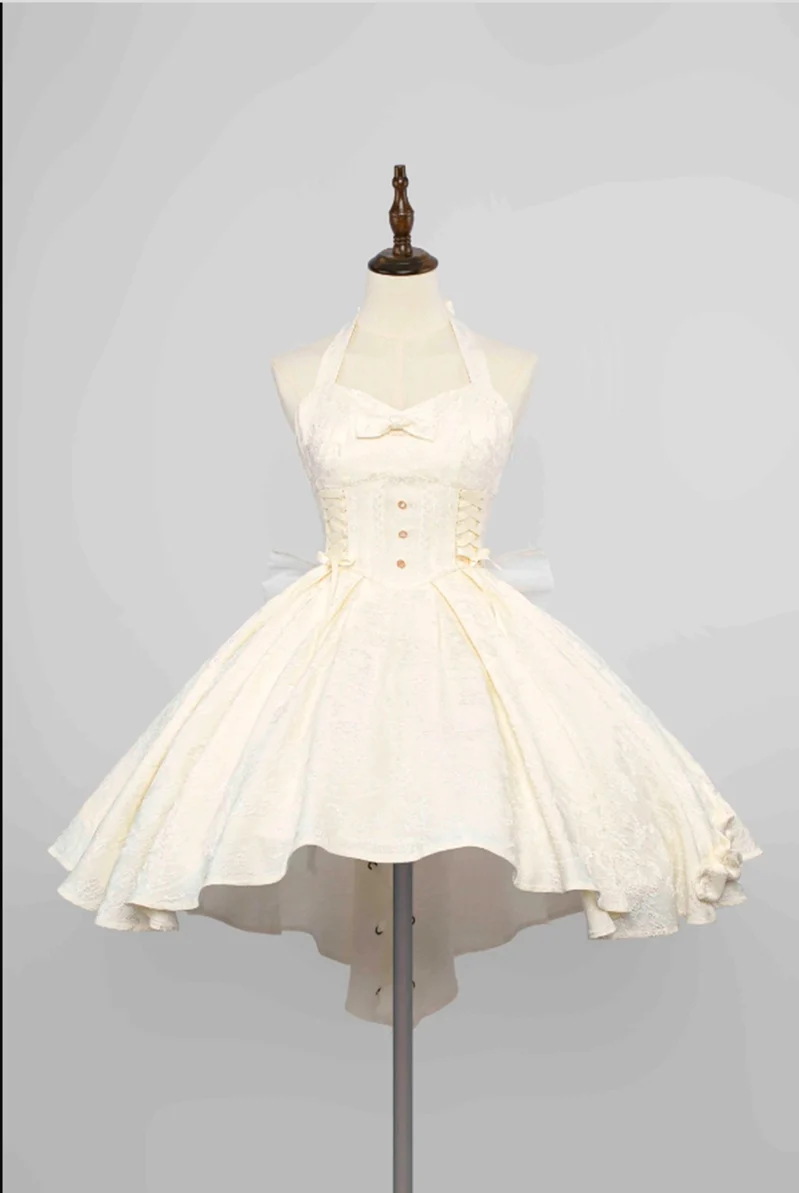 Strawberry Duck - Gothic Lolita Dress White Lolita JSK - Image 18