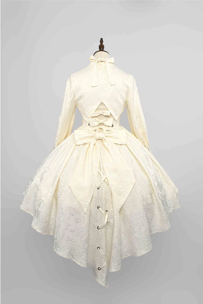 Strawberry Duck - Gothic Lolita Dress White Lolita JSK - Image 19