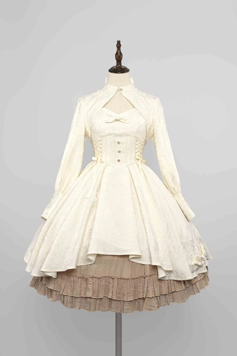 Strawberry Duck - Gothic Lolita Dress White Lolita JSK - Image 2