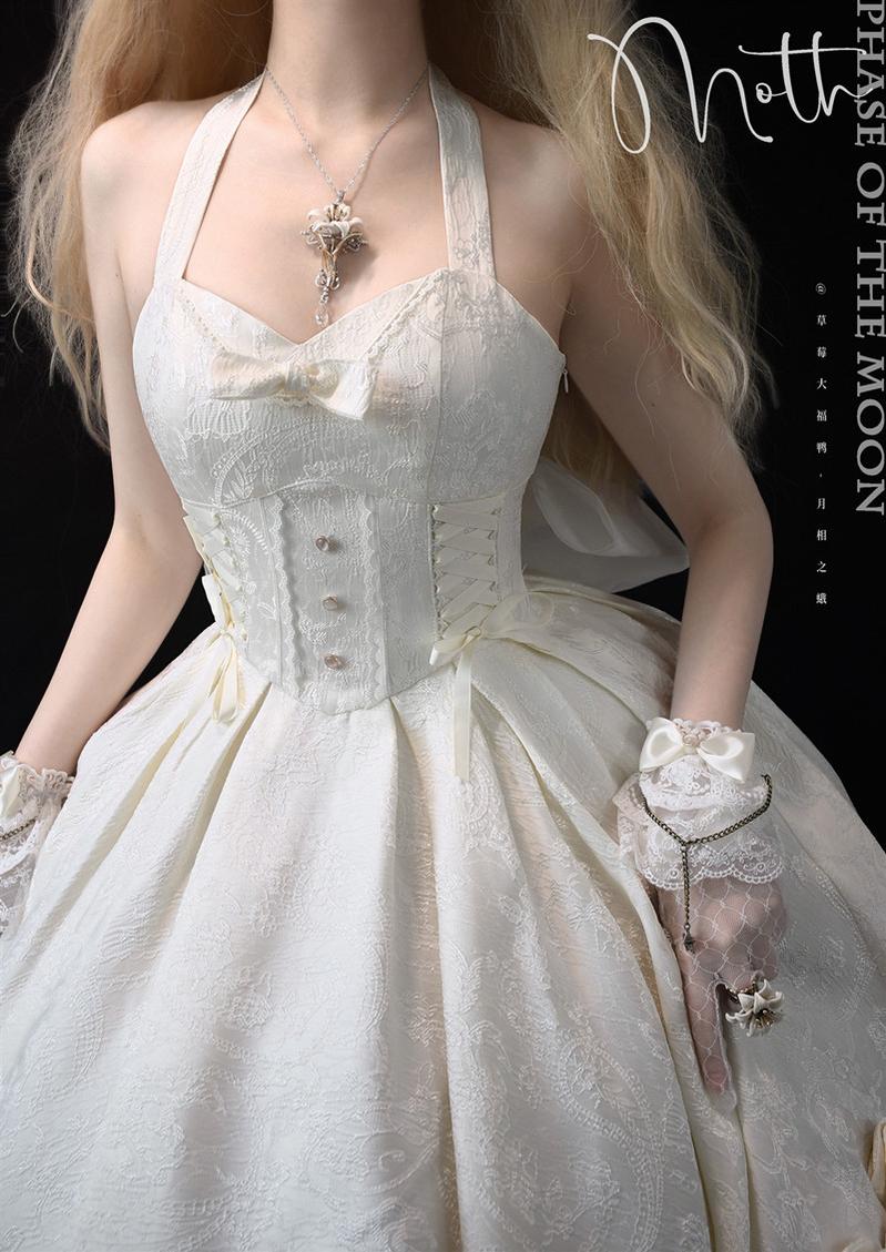 Strawberry Duck - Gothic Lolita Dress White Lolita JSK - Image 23