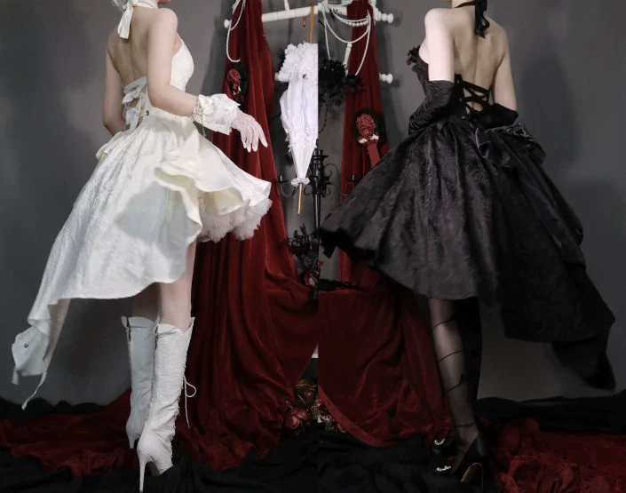 Strawberry Duck - Gothic Lolita Dress White Lolita JSK - Image 5