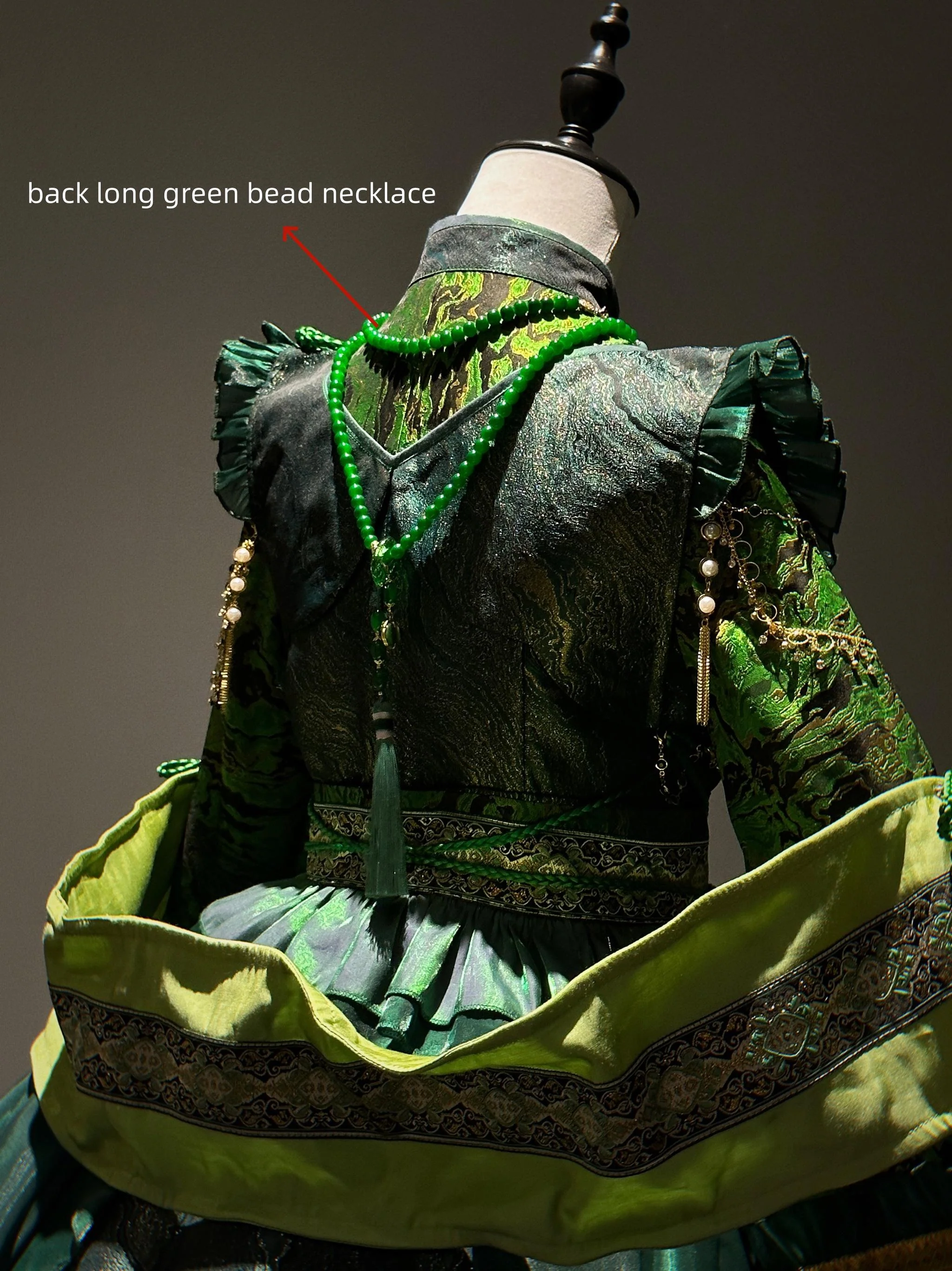 Baimu Ji - Gothic Lolita Dress Chinese Style OP with Terror Element - Image 13
