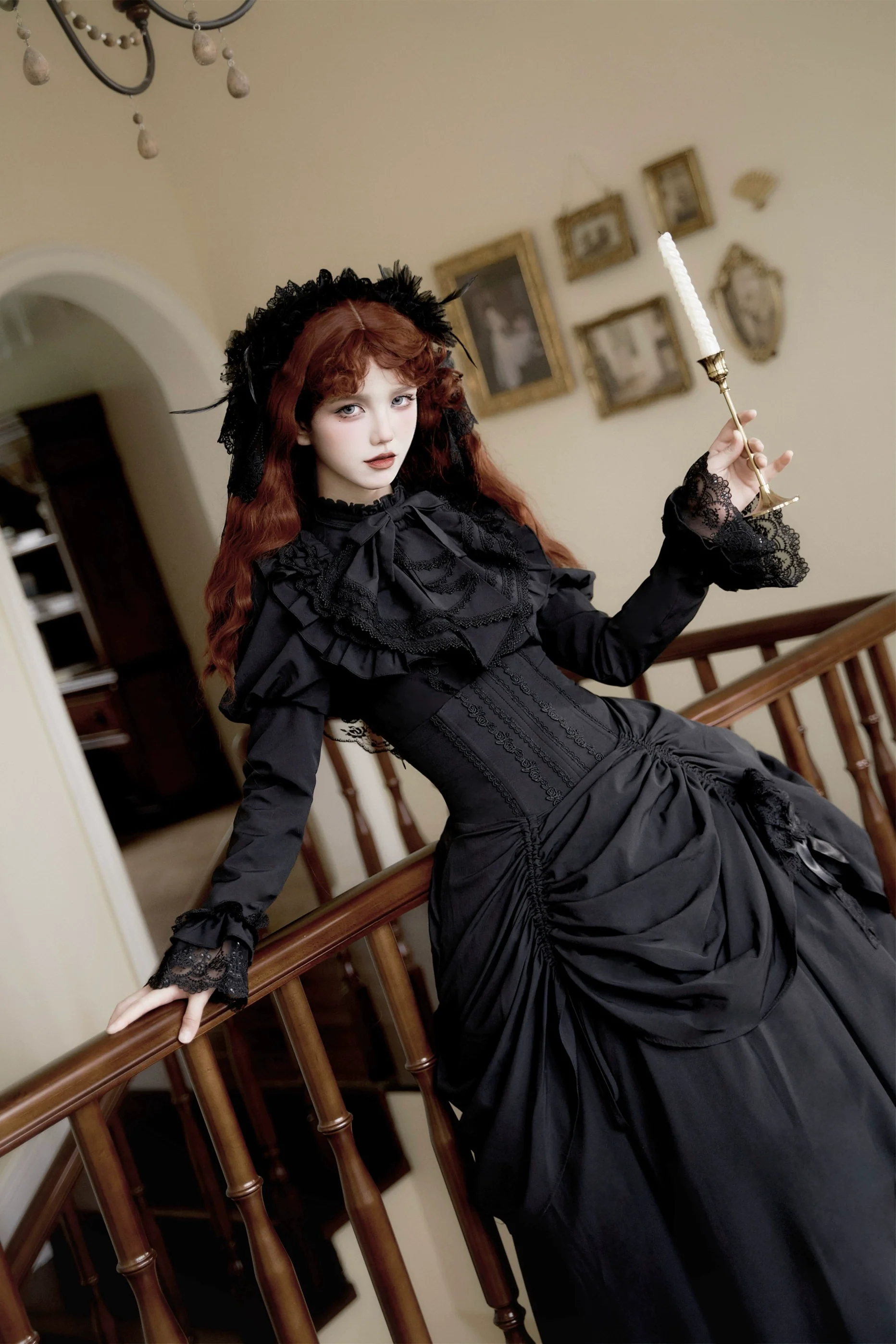 The Original Witch - Gothic Lolita Dress Fishbone Lifting Corset SK Shirt - Image 6