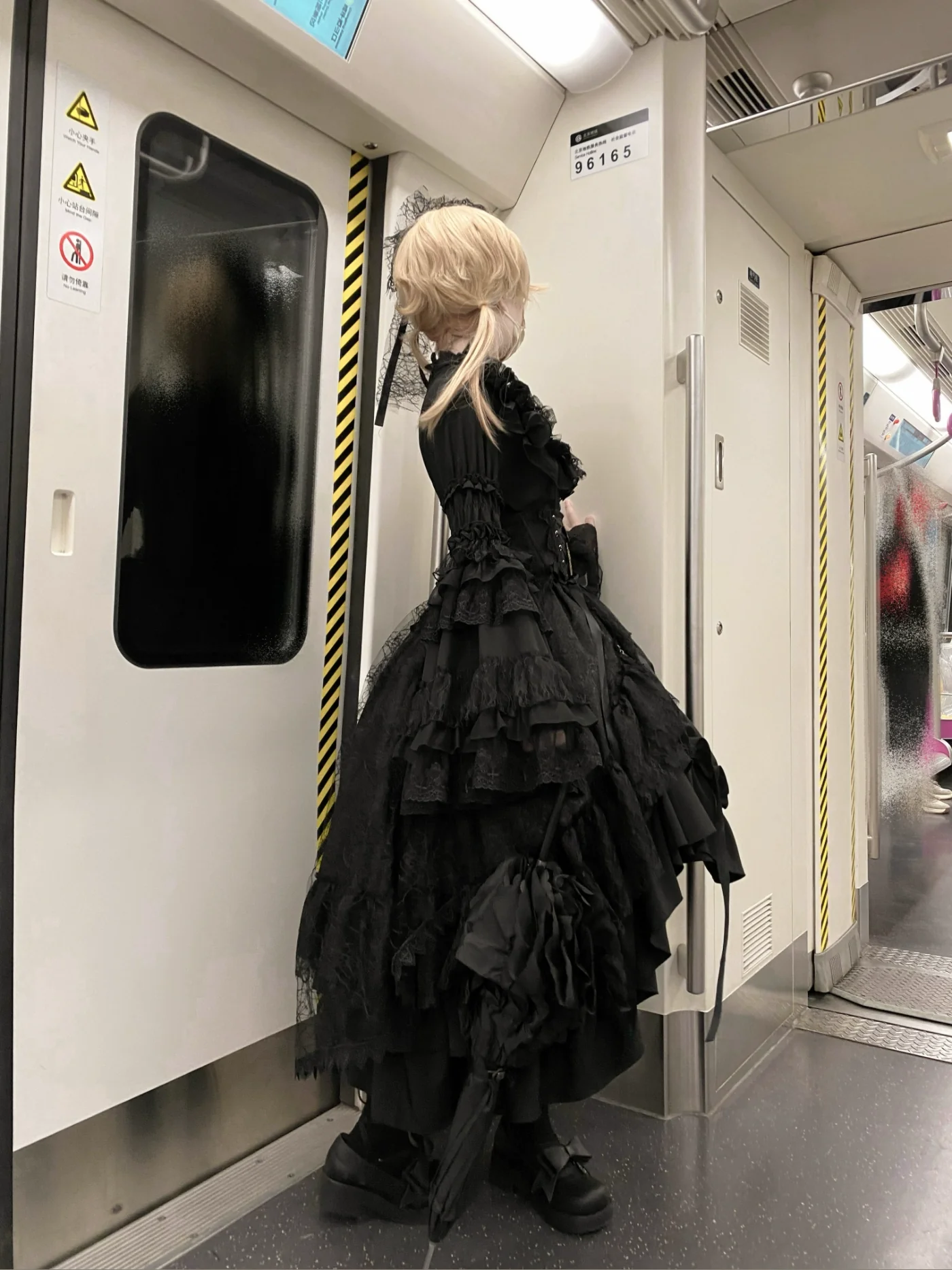 Nightingale Girl - Eternal Taboo - Gothic Lolita Dress with Princess Sleeve Shirt - Image 10