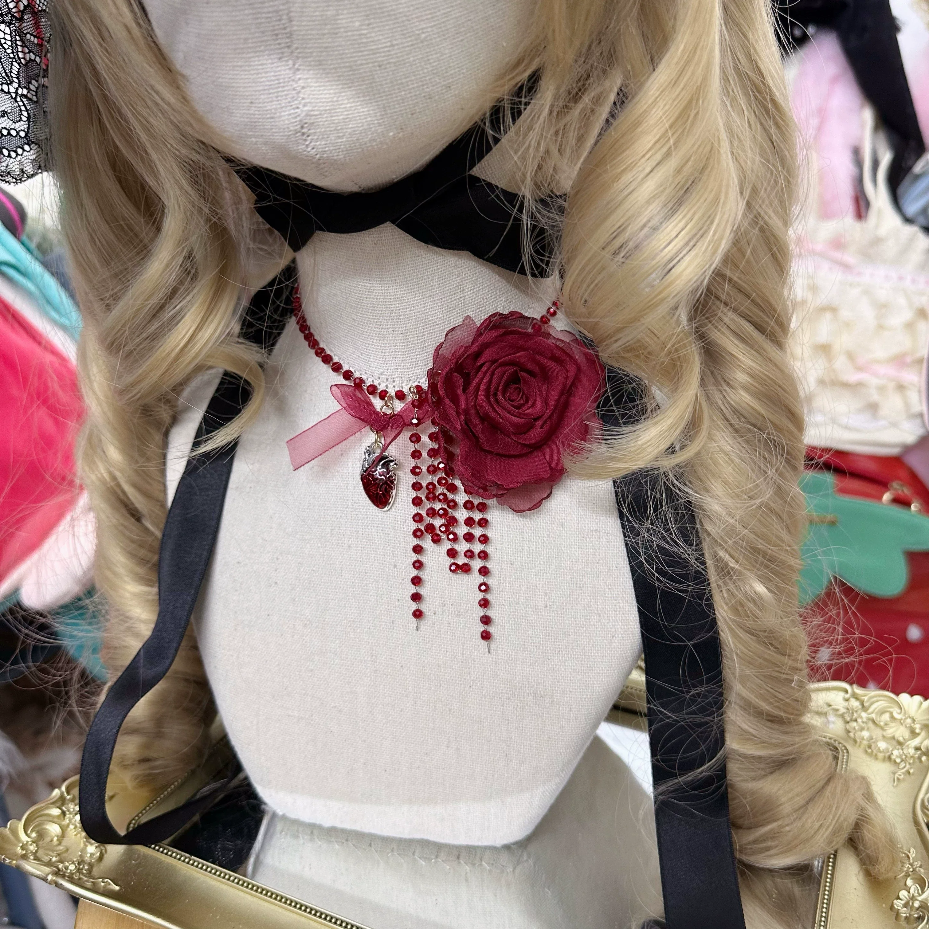 Gothic Lolita Hat Widow Hat Black Headdress - Image 8